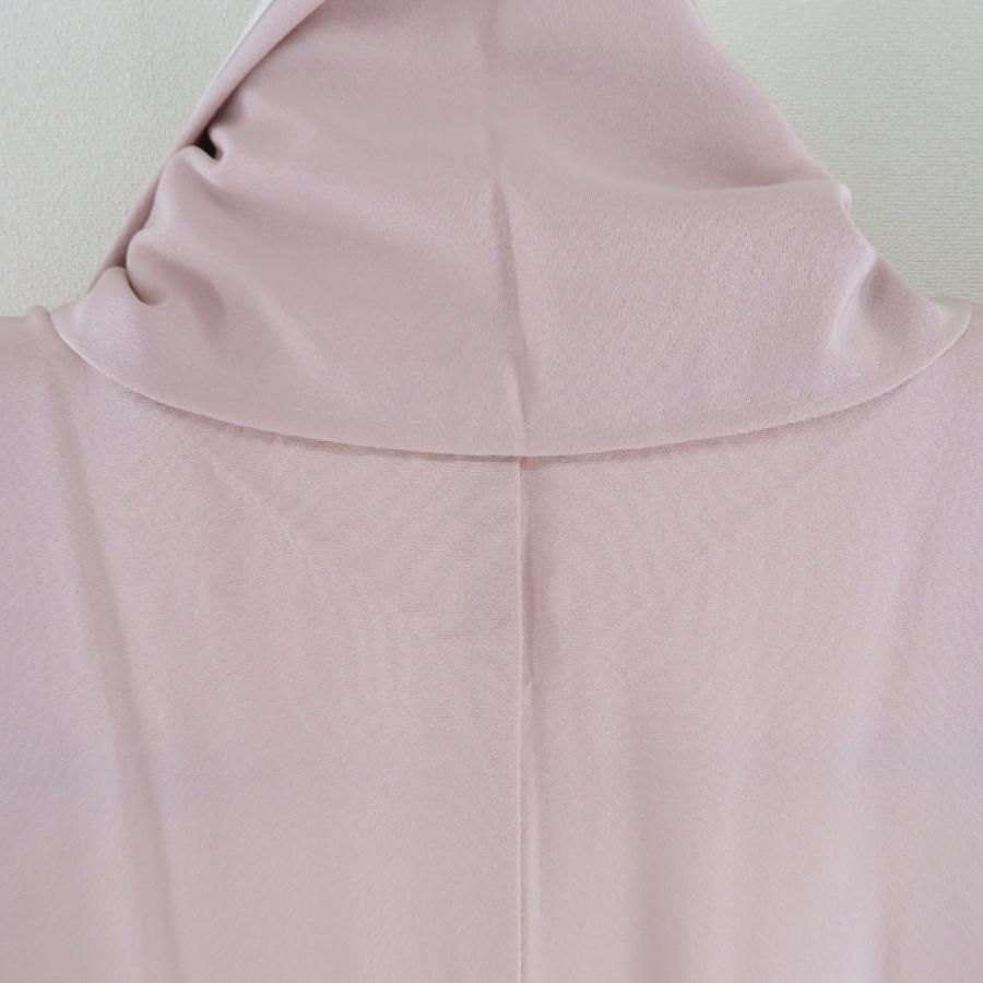 本加賀友禅 色留袖 金丸充夫 猫柳文様 桃紫色 作家物 落款入 正絹 袷