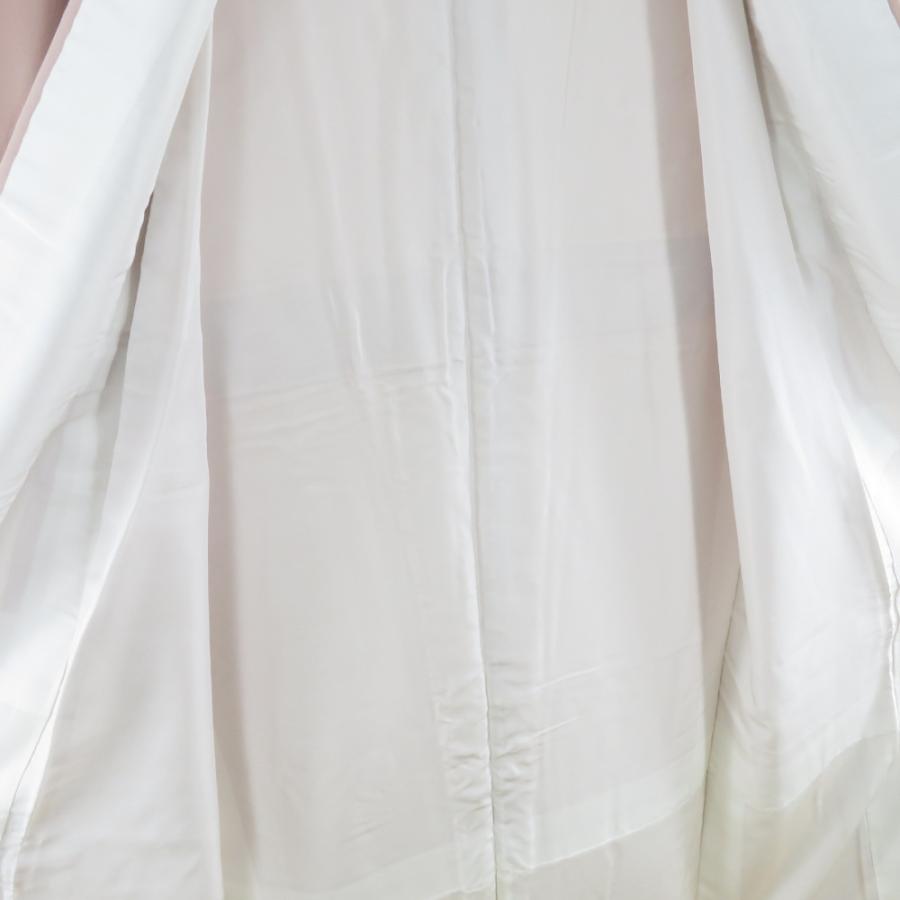 本加賀友禅 色留袖 金丸充夫 猫柳文様 桃紫色 作家物 落款入 正絹 袷