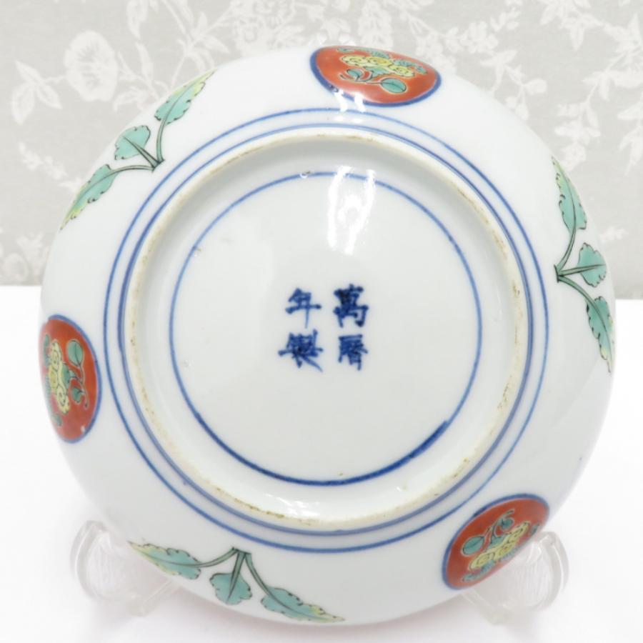 骨董・民芸品 萬暦年製 色絵金彩小皿 5枚組 銘々皿 染錦 鶴 : ココ