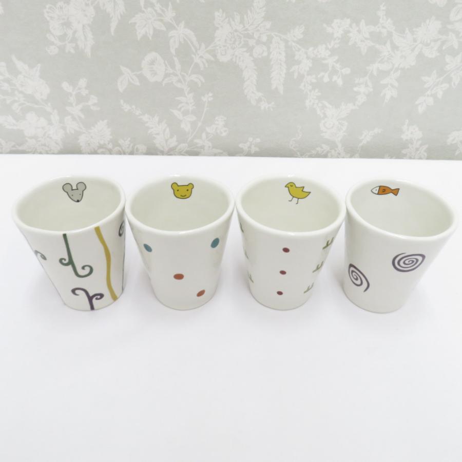 食器 Matano Atsuko La Merise ラ・ムリーズ カップ 豆皿 4客セット 絵