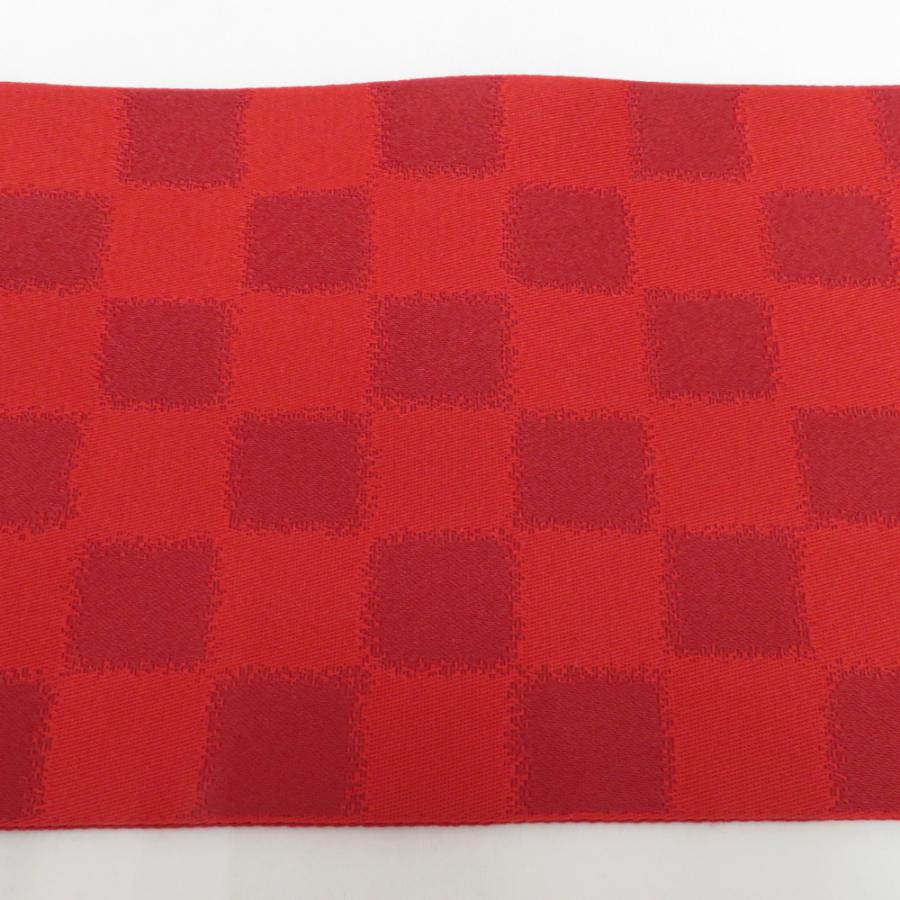 半幅帯 新品 2本セット ポリエステル100% ピンク系×華丸紋 赤系×四角柄 ふりく 単衣帯 半巾帯 細帯 洗える 仕立て上がり 長さ400cm 新品 |  | 07