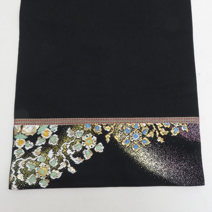 袋帯 たつむら 八綾彩環文 六通柄 黒色ｘ金色ｘ多色 カラフル 金糸銀糸 正絹 仕立て上がり 長さ432cm |  | 03