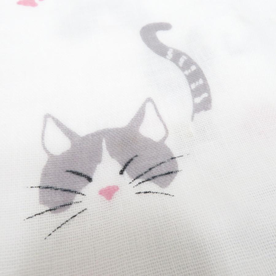 和小物 手ぬぐい 5枚セット 二重ガーゼ手拭い 白 ネコ柄 三毛猫 黒猫 ハチワレ猫 猫 ねこ ふくこい 綿100％ 日本製 お土産 おそろい 新品 |  | 04