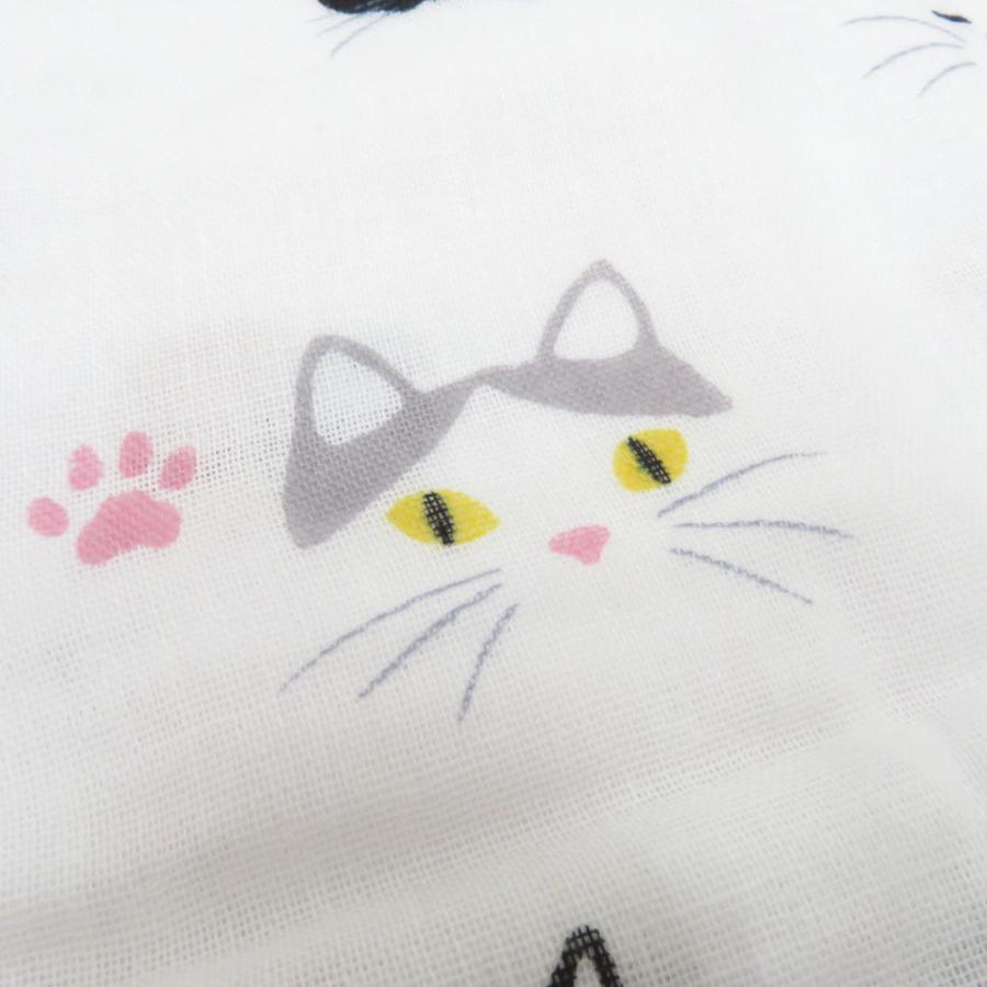 和小物 手ぬぐい 5枚セット 二重ガーゼ手拭い 白 ネコ柄 三毛猫 黒猫 ハチワレ猫 猫 ねこ ふくこい 綿100％ 日本製 お土産 おそろい 新品 |  | 05