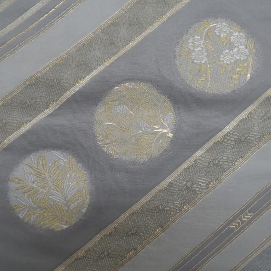 成人式振袖用袋帯 じゅらく製変わり斜め縞模様長さ440cm幅31.2cm（152 成人式振袖用袋帯 じゅらく製変わり斜め縞模様長さ440cm幅31.2