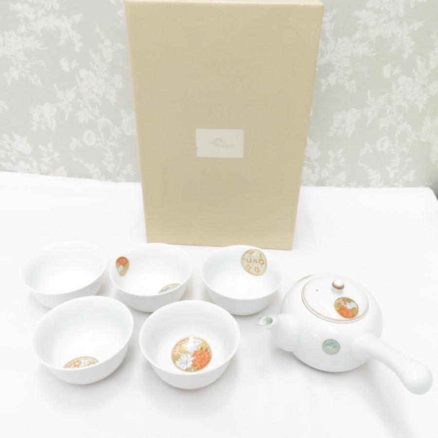 深川製磁 ふかがわせいじ 食器 有田焼 寿赤絵 急須茶器揃 茶器セット 6