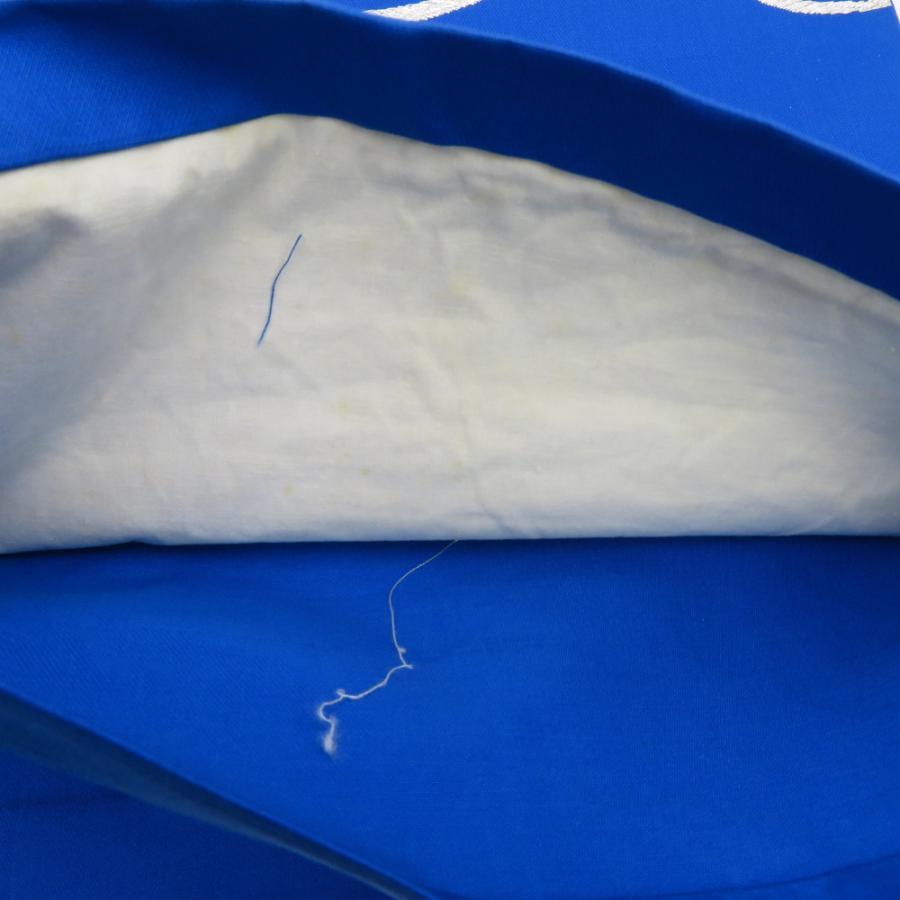 袋帯 振袖用 ブルー系 青色x銀色 松紋様 六通柄 正絹 仕立ての糸とじ