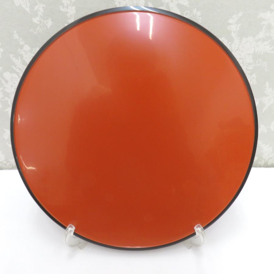 能登輪島　輪島塗お盆　漆器　漆工芸品　漆塗り 骨董・民芸品 輪島塗 稲忠漆芸堂 日の丸盆 お盆 漆器 無地 能登輪島 漆