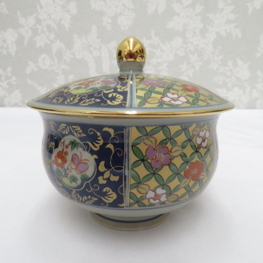 2272 有田焼 瑞窯 茶器セット　急須1客　湯呑蓋付5客　金彩 有田焼 食器 瑞窯 茶器セット 急須 湯呑 蓋付き 6点セット 金彩 箱有