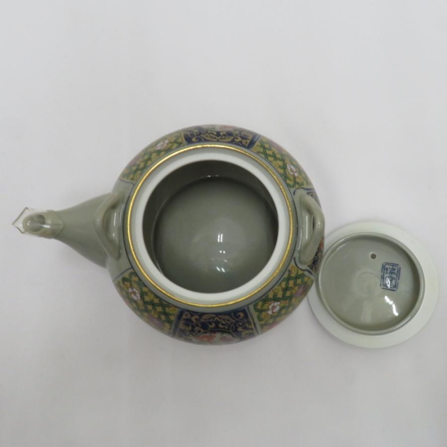 有田焼 食器 瑞窯 茶器セット 急須 湯呑 蓋付き 6点セット 金彩 箱有