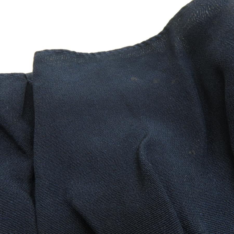 男帯 絞り 大人用 兵児帯 風景模様 正絹 紺色 男性用 カジュアル メンズ へこ帯 男物 鹿の子 しぼり 普段着物用 長さ384cm |  | 06