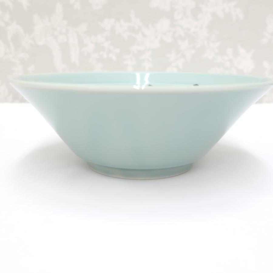 食器 横浜家系ラーメン魂心家 丼ぶり 中華鉢 ラーメンどんぶり 大鉢 青磁 黒 家系Tシャツ Lサイズ 3点セット 中華食器 箱有 |  | 02