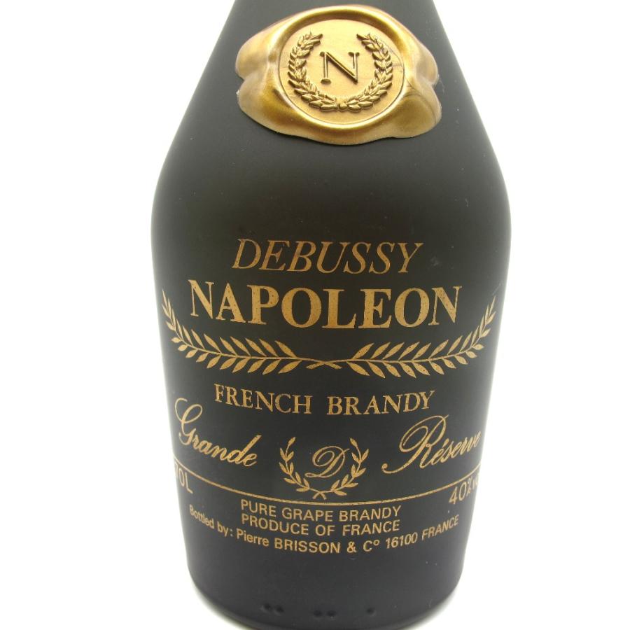 ブランデー DEBUSSY ドビッシー NAPOREON FRENCH BRANDY PURE GRAPE BRANDY 700ml 40% 洋酒 古酒 未開栓｜cocoroad｜05