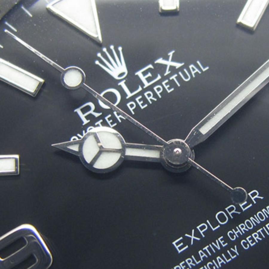 ROLEX ロレックス エクスプローラー1 Ref.214270 ランダム番 梨地バックル ブラックアウト 自動巻き EXPLORER｜cocoroad｜08