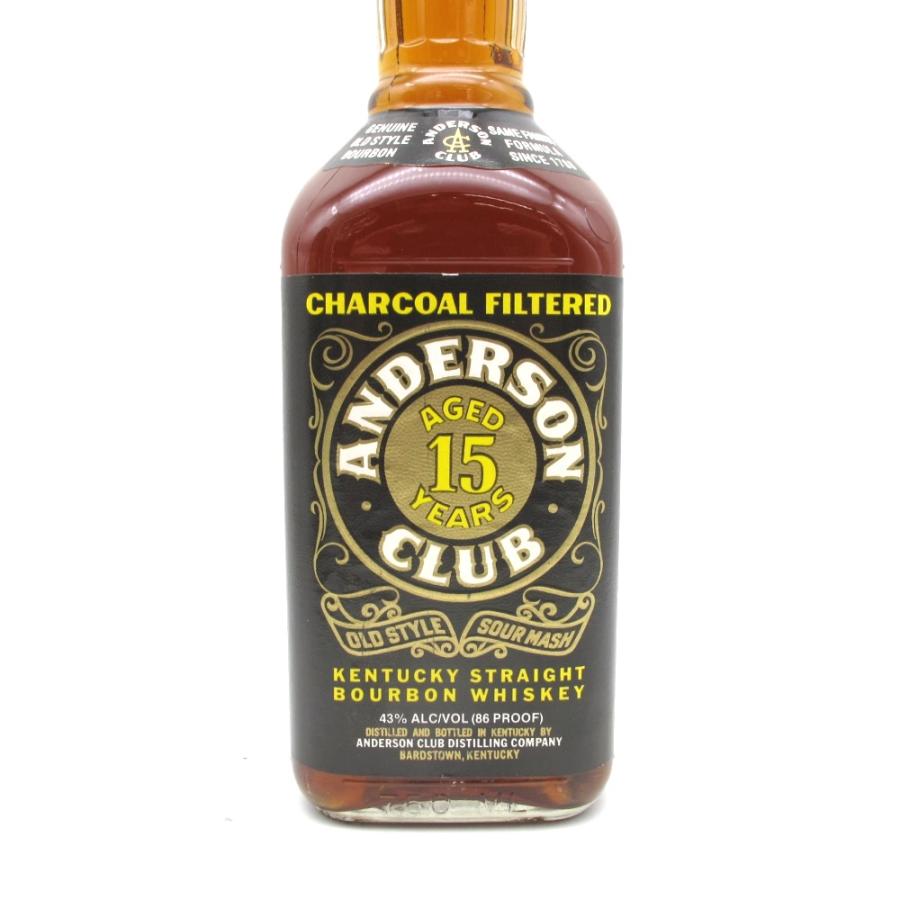 ウイスキー アンダーソンクラブ15年 バーボン ヘブンヒル蒸留所  