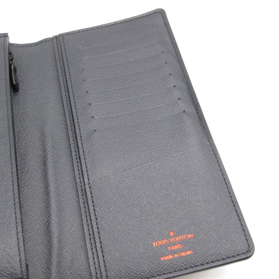 LOUIS VUITTON (ルイ・ヴィトン) レザー ポルトフォイユ ネイビー