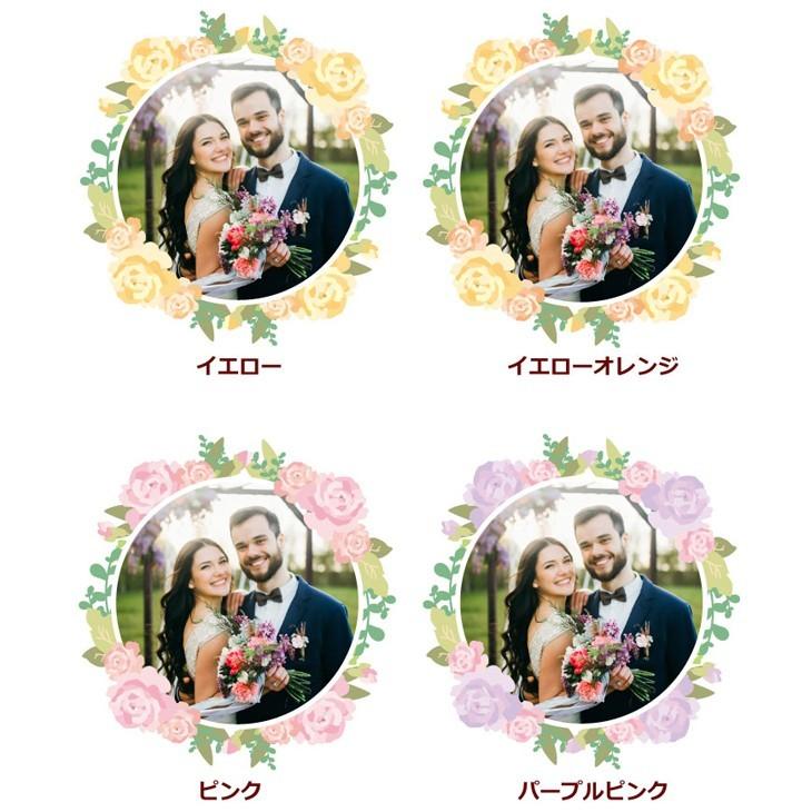 結婚式 二次会 プチギフト 新郎新婦 写真入り フラワーリース 名入れ ドリップバッグ珈琲 10枚セット コーヒー ギフト プレゼント｜cocorocogift｜03