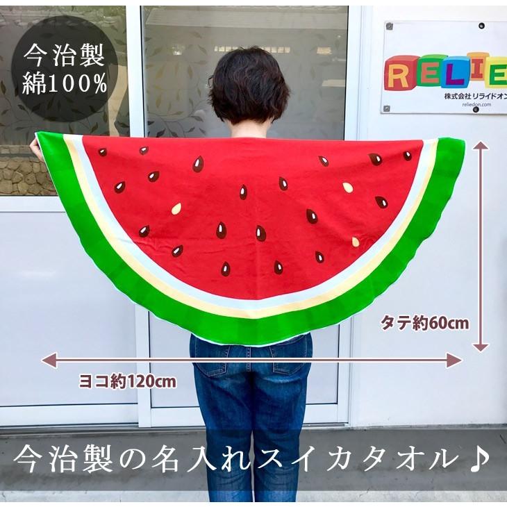 新品未開封　サバシスター　すいか　2枚セット　SABA タオル スイカ 在庫限り】スイカ タオル 今治製 バスタオル 名入れ 名前入り 西瓜 綿