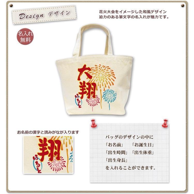 出産祝い 誕生日祝い 名入れ 名前入り ミニトート ランチバッグ 