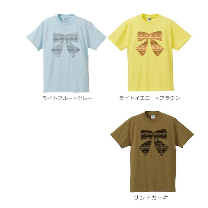 孫＆祖父母 ペアルック Tシャツ  半袖 お揃い 名入れ 爺 婆 孫 家族写真 記念撮影 プレゼント ビッグリボン リンクコーデ  敬老の日｜cocorocogift｜04