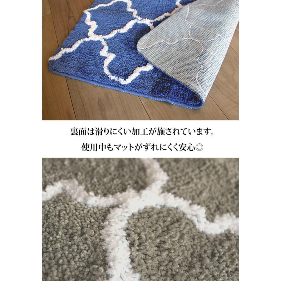 フロアマット モロッコ柄 フロアマット 45x65 送料無料 バスマット キッチンマット 玄関マット 北欧 おしゃれ インテリア Int 175 Devilish Tokyo 通販 Yahoo ショッピング