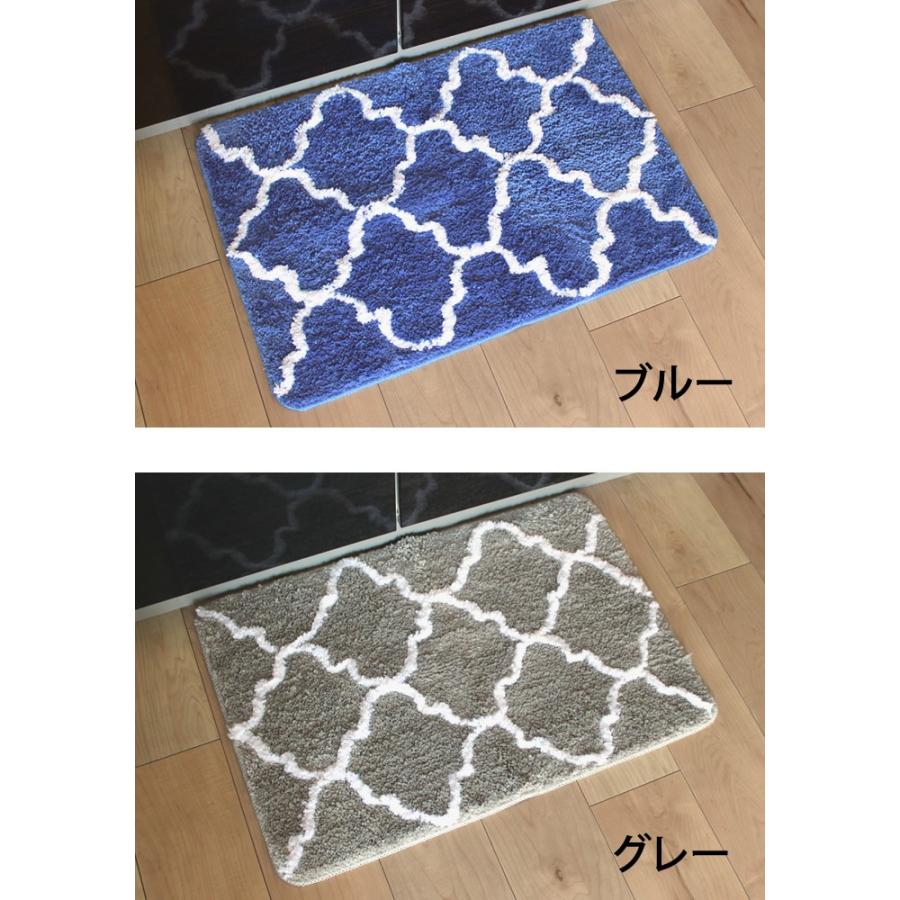 フロアマット モロッコ柄 フロアマット 45x65 送料無料 バスマット キッチンマット 玄関マット 北欧 おしゃれ インテリア Int 175 Devilish Tokyo 通販 Yahoo ショッピング