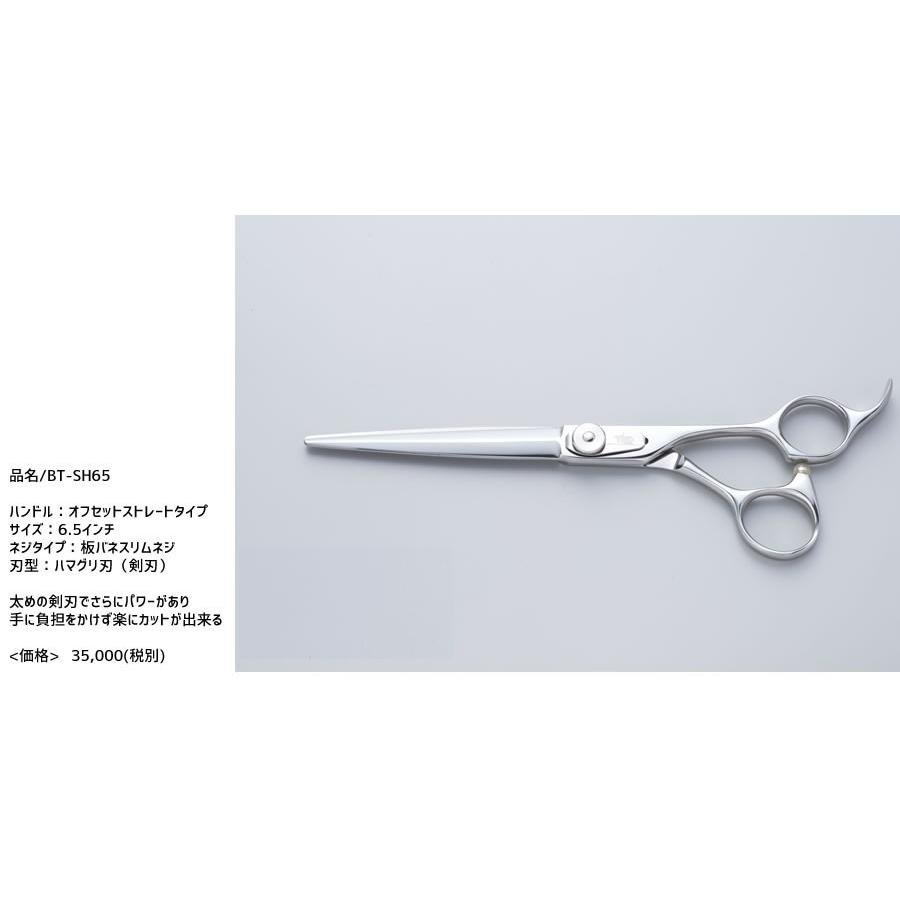 送料無料 サロン専売 ブラントカットシザー Bt Sh65 厳選した素材で熟練した鋏職人の手で仕上げた日本製理美容シザー M2b Stafe Fr