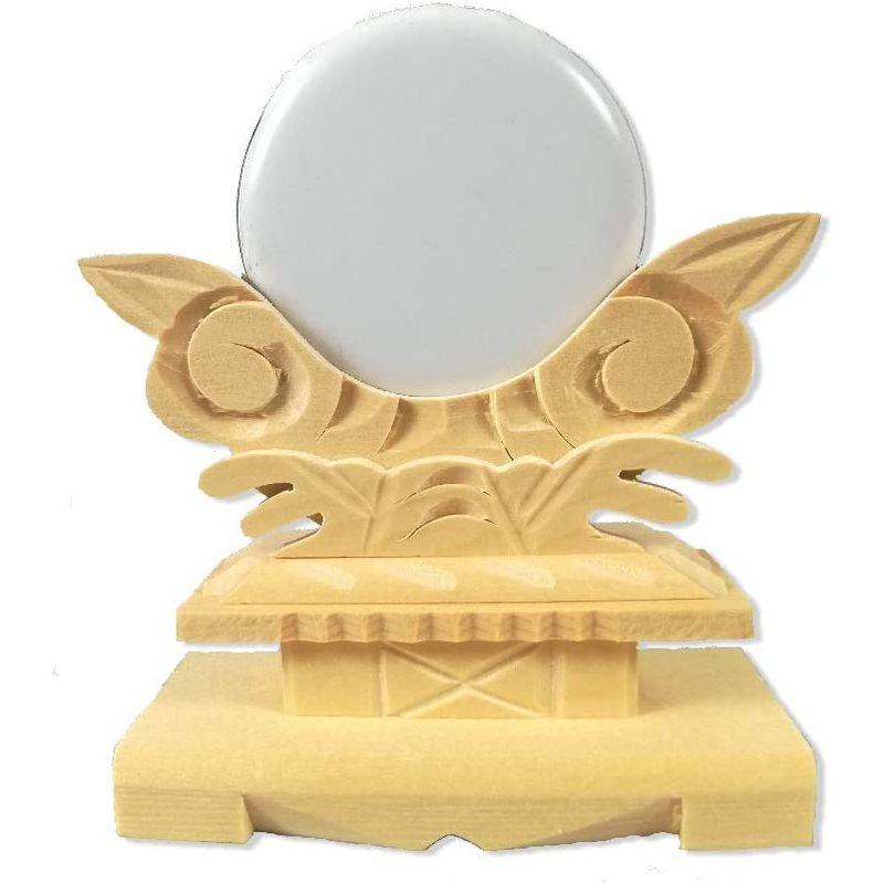 即納!最大半額!即納!最大半額!神鏡台付 1.5寸 金属製鏡仕様 高さ8.5cm 鏡径4.5cm 神棚 神前用神具 … 神棚、神具 神具 国産 神棚用 白皿 2枚組 6寸 幅18.3cm