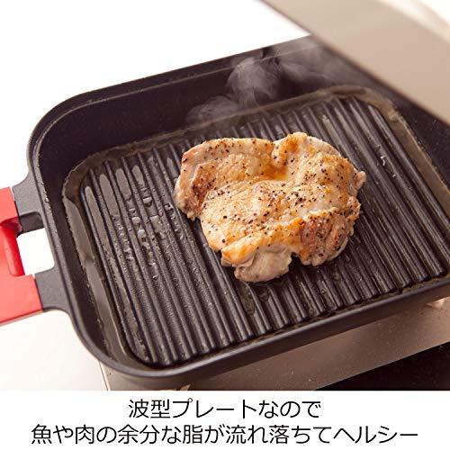 オークス 日本製 グリルパン IH対応 ウチクック スチームグリル ガラス