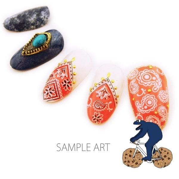 ペイズリー バンダナ柄 ネイルシール 1枚 ウォーターネイルシール エスニック ネイティブ ジェルネイル S13 Cocoro Nail ヤフー店 通販 Yahoo ショッピング