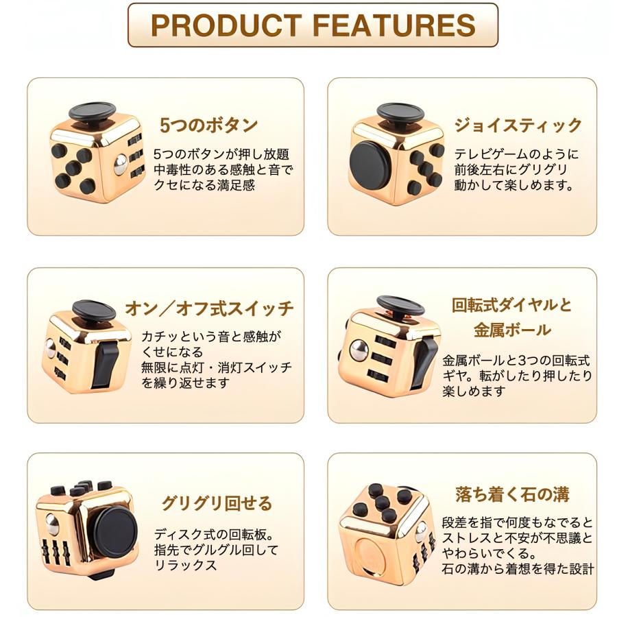 フィジェットトイ 2点セット 楽天市場】2点セット Fidget Cube 六面 Fidget Pad ストレス解消