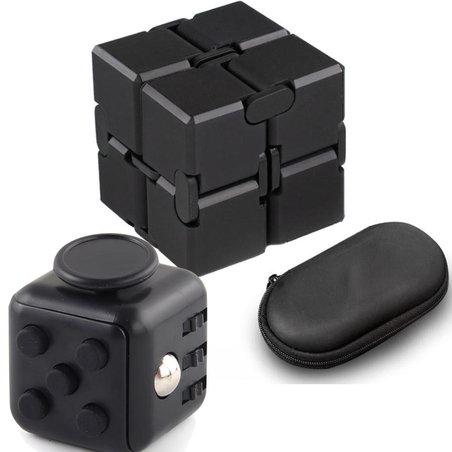 フィジェットキューブ 2個セット インフィニティキューブ フィジェット