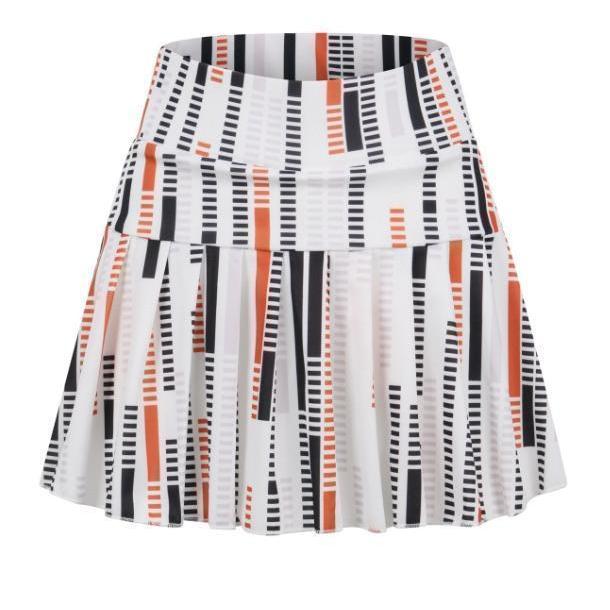 スコート テニスウェア スパッツ一体型 ポケット付き プリーツ