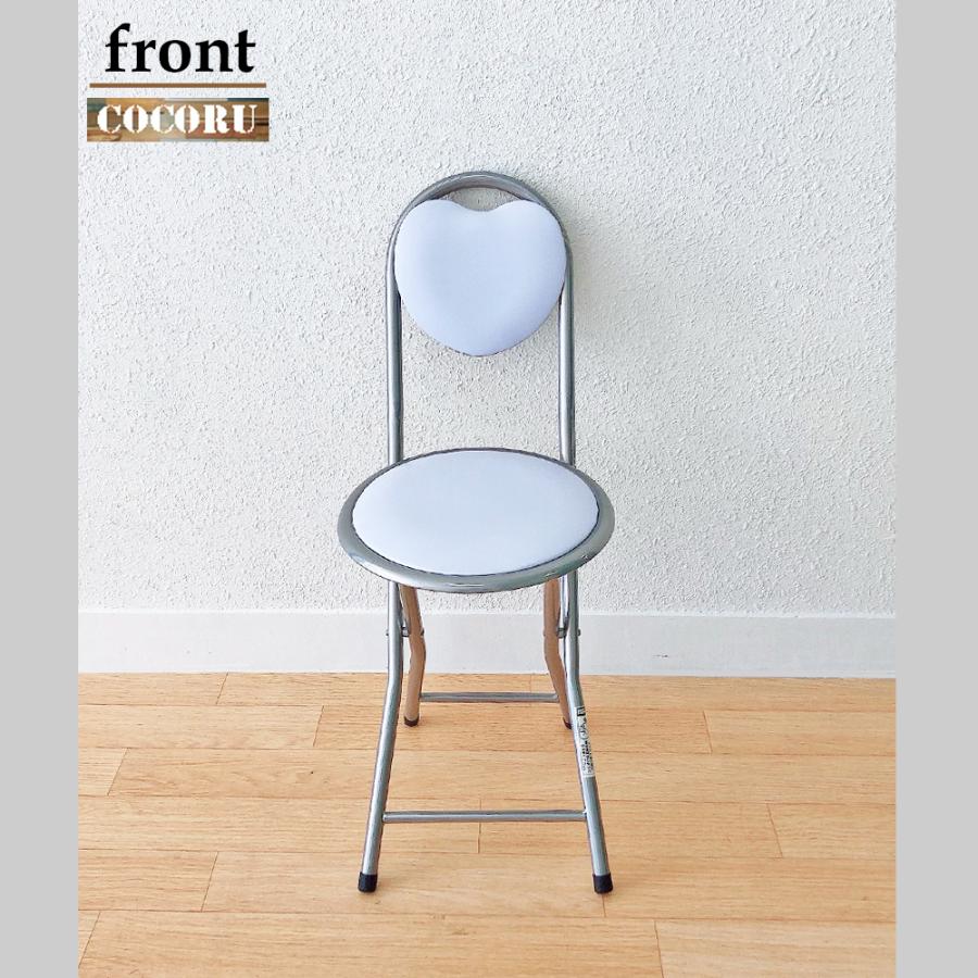 折りたたみ椅子 ハート パイプ椅子 2点セット 送料無料 背付き おしゃれ 可愛い フォールディングチェア 軽量 女の子 1人暮らし ホワイト Mt 20wh 2 Mt 20wh 2 ライフズショップココール 通販 Yahoo ショッピング