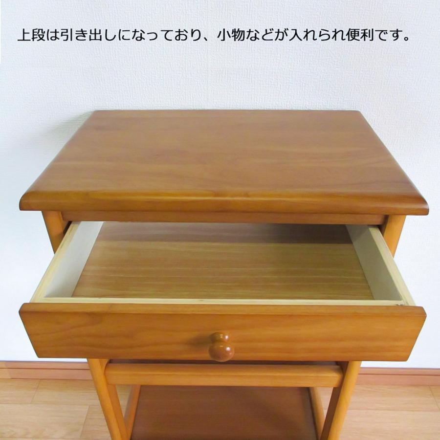 キッチンワゴン 木製 3段 キャスター付き 引き出し付き キッチン収納 キャビネット 作業台 サイドワゴン キッチン収納 スリム 茶 ブラウン mt-779 |  | 03