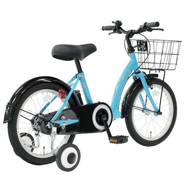 子供用自転車 bikke 16インチ ブルーグレー 補助輪、ヘルメット、オマケ付 子供用自転車 bikke 16インチ ブルーグレー 補助輪、ヘルメット