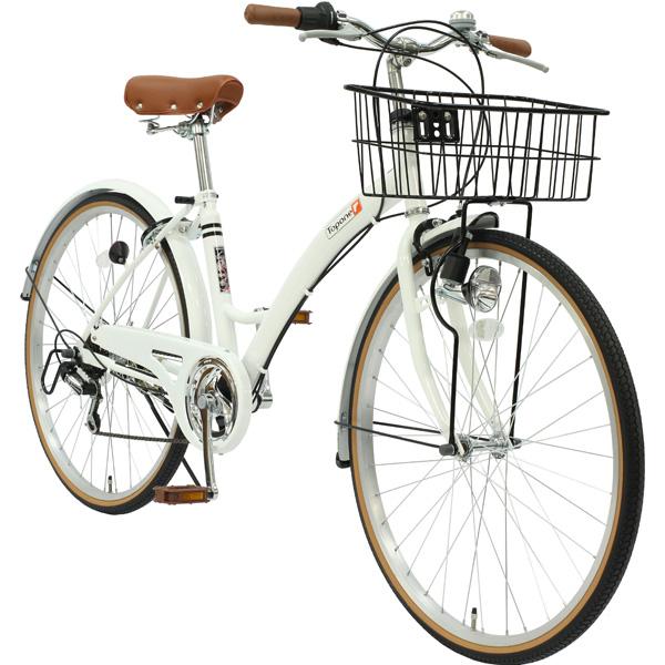 TOPONE T-CCB266 ママチャリ 自転車 26インチ シマノ6段変速ギア TOPONE T-CCB266 ママチャリ 自転車 26インチ シマノ6段変速ギア