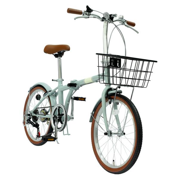 TOPONE TFB206 20インチ 折りたたみ自転車 カゴ カギ ライト