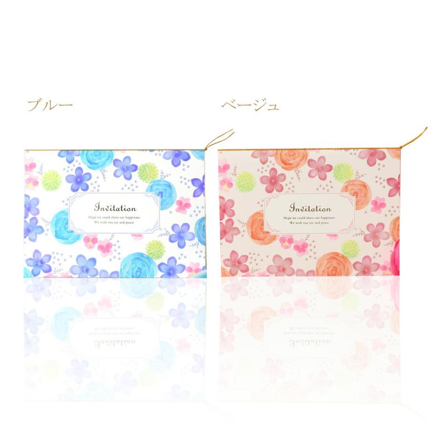 結婚式 招待状 フローラル 手作り キット おしゃれ 安い 用紙 10部1セット Invfloralblue ココサブ 通販 Yahoo ショッピング