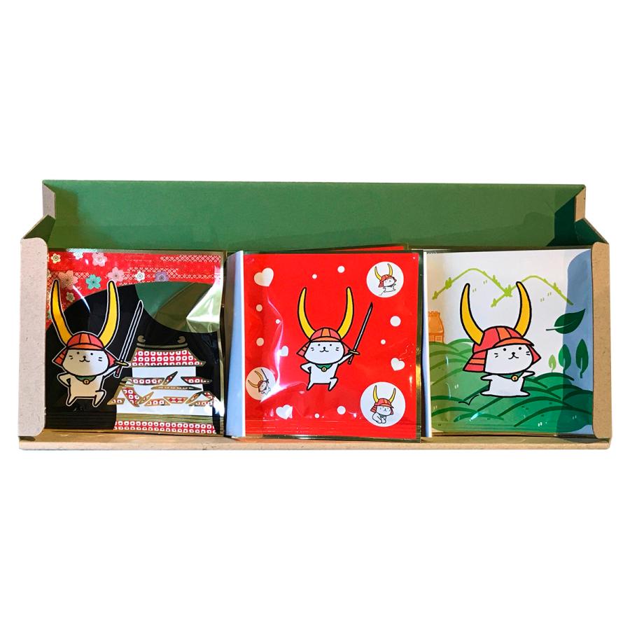 ここ滋賀 ひこにゃんティーバッグセット ９個入 煎茶 紅茶 株式会社政所園 ほうじ茶 オリジナル