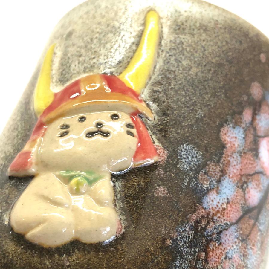 ひこにゃん桜ゆのみ【株式会社布引焼窯元】 : 滋賀の名品ショッピング