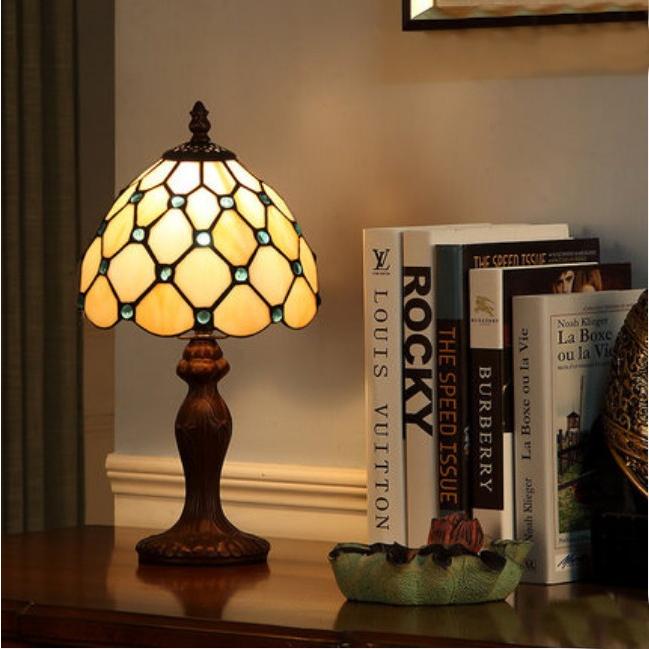 照明 テーブルライト 卓上ライト おしゃれ 卓上照明 ステンドグラス 照明器具 スタンドライト インテリア 北欧 間接照明 モダン デスクライト 書斎 寝室 Ybd 319 花小町 通販 Yahoo ショッピング