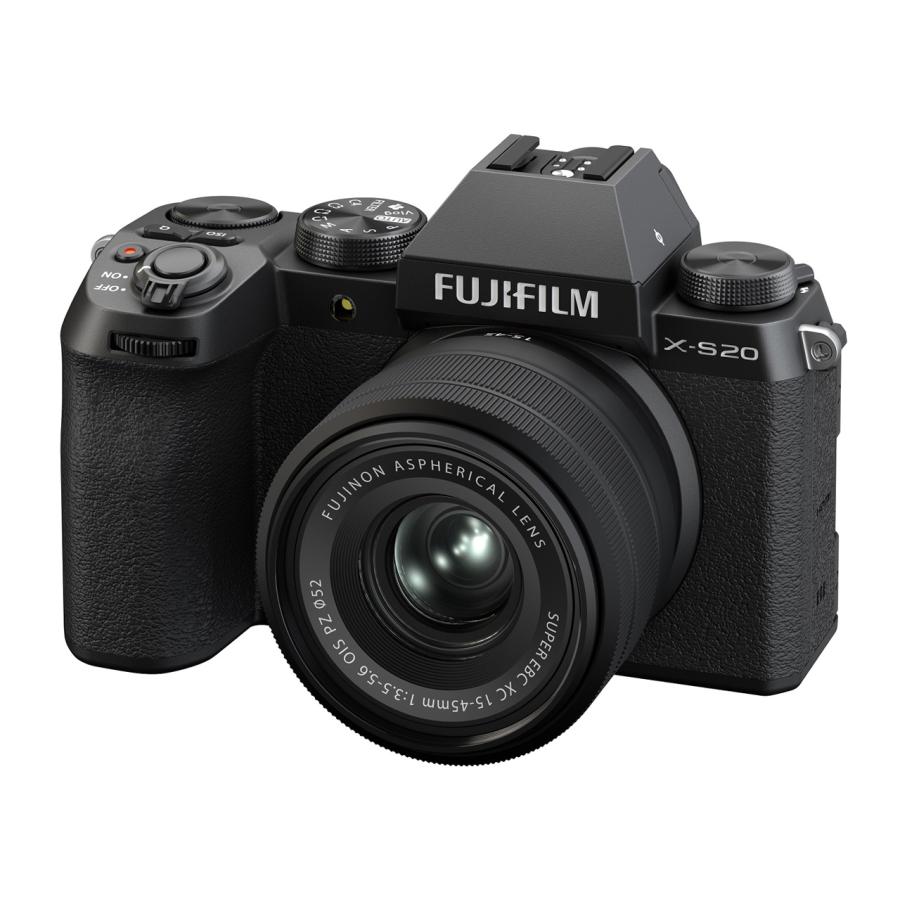 新品同様FUJIFILM X-S20 XC15-45mm日英2言語設定モデル 富士フイルム Xシステム FUJIFILM X-S20 XC15-45mmレンズキット 日英2