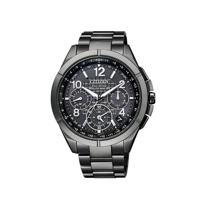 シチズン サテライトウェーブ CC9075-52F CITIZEN ATTESA CC9075-52F エコ・ドライブ電波時計 ブラックチタン