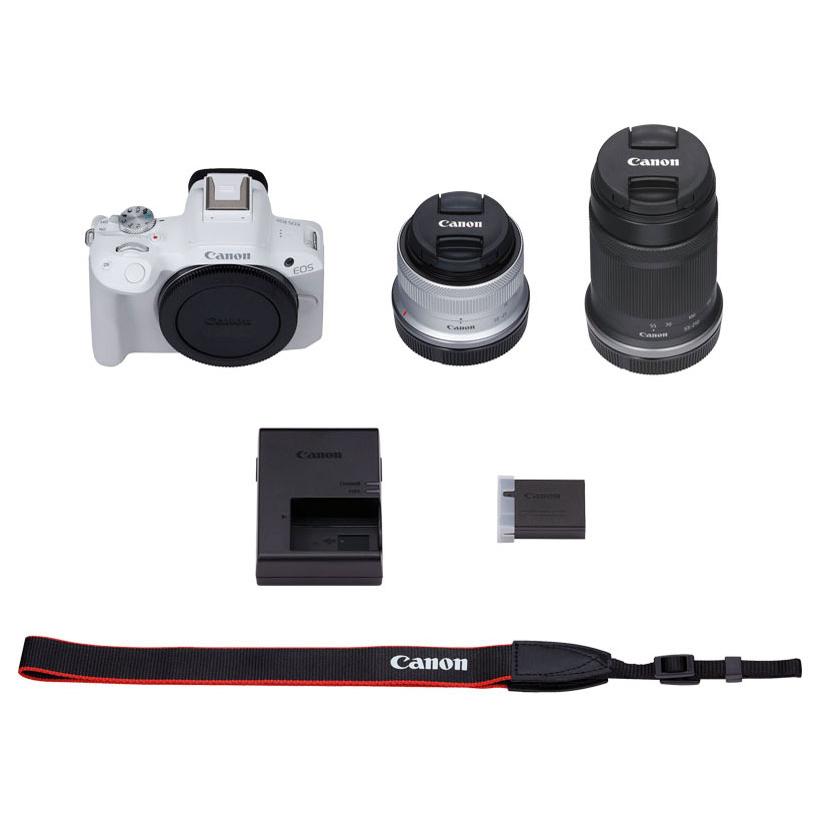 Canon EOS M10 Wズームキット WH(レンズガード、ケース付き)