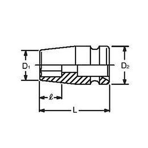 ko-ken(コーケン):1/2sq インパクトソケット 14400A-11/16 6角ソケット 1 2゛(12.7mm) 14400A-11 16｜cocoterrace｜02