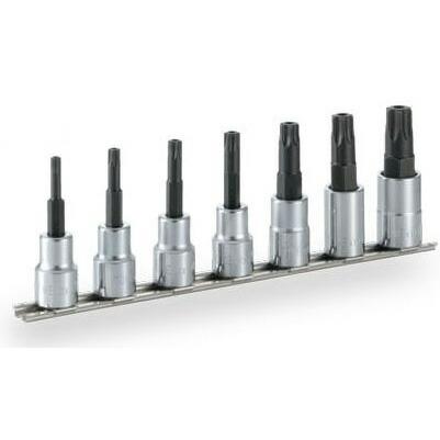 TONE(トネ):トルクスソケットセット(いじり防止タイプ・ホルダー付) HTX407H ●差込角12.7mm(1/2inch)