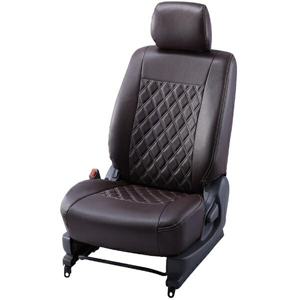 BELLEZZA （ベレッツァ） Wild Stitch ワイルドステッチ シートカバー （ブラウン×WH） LA100S/LA110