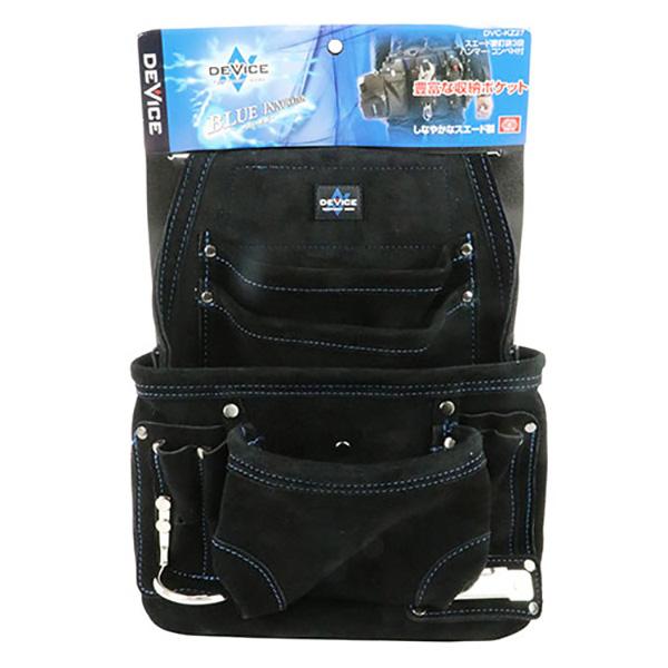 SK11(エスケー11):スエード腰釘袋3段 DVC-KZ27 4977292975988 収納用品 藤原産業腰袋 サック 藤原産業革腰袋 サック|cocoterrace|02