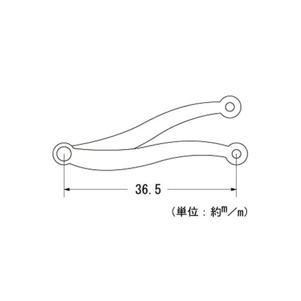 ハイロジック:タスキ 中 ユニクロ P-73 入数1袋 (2個) ZY-572 箱金具シリーズ｜cocoterrace｜02